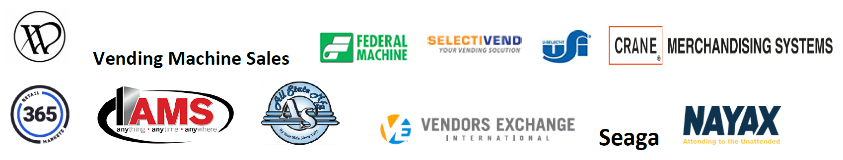 Vending Machine Sales Logos